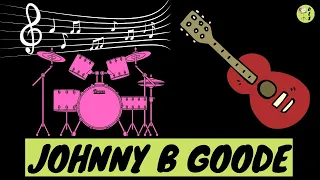 Johnny B. Goode - Chuck Berry || FREE drum sheet music/score and drum cover
