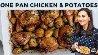 One Pan Chicken and Potatoes | Easy Dinner!