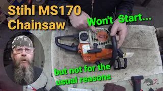Stihl MS170 Won't Start-Fixed!