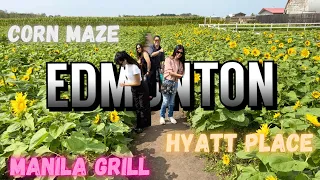 EDMONTON Trip | Corn Maze | Hyatt Place | Manila Grill