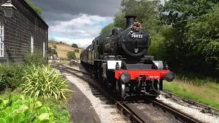 78022 at Oakworth, at 3:36pm on Sunday 31st July 2022.