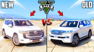 GTA 5 : NEW TOYOTA LAND CRUISER VS OLD TOYOTA LAND CRUISER - WHICH IS BEST ?