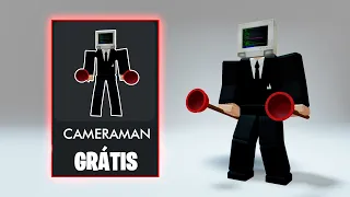 COMO FAZER SKIN CAMERAMAN GRATIS NO ROBLOX! (skibidi toilet)