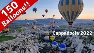 150 Balloons! Hot Air Ballooning in Turkey