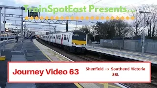 Journey Video 63: Shenfield - Southend Victoria, SSL - 18/8/18 [LE, 321441]