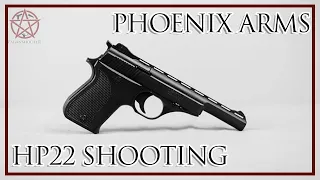 Shooting and talking about the Phoenix Arms HP22