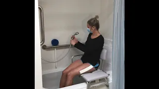 Using a Tub and Transfer Bench