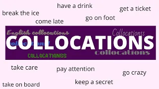 Useful Verb Collocations in English – 112 Common Collocations - Learn English Vocabulary