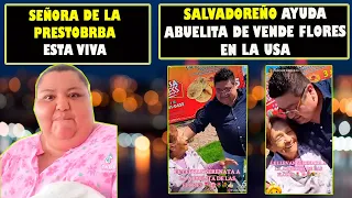 Señora de las prestobarba esta viva, Salvadoreño ayuda abuelita de vende flores en la USA