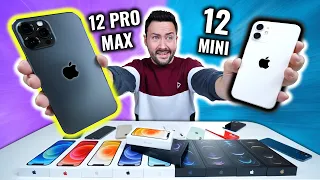 J'ai acheté l'iPhone 12 mini et 12 Pro Max ! (trop petit)