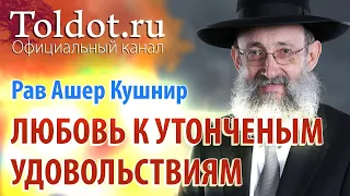 Рав Ашер Кушнир. Любовь к утонченным наслаждениям не позволяет служить Творцу. Месилат Йешарим 48