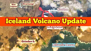 Iceland Volcano Update: Eruption In One Vent Towards North , Rising Steep Wall &  Collapses