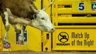 The 2022 #WranglerNFR Round 1 Roughy Match Up of the Night
