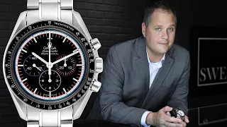 How to Wind a Manual Wind Chronograph - Omega Speedmaster | SwissWatchExpo [Watch How To]