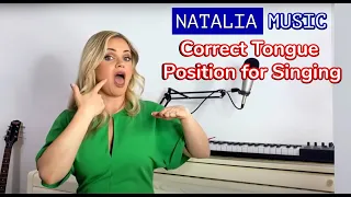 Voice Teacher Explains Correct Tongue Position for Singing