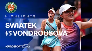 Iga Swiatek vs Marketa Vondrousova | Quarter-Final | French Open 2024 Extended Highlights 🇫🇷