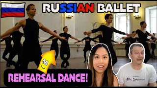 Ballet dance Rehearsal "Дорога к танцу". Балет Игоря Моисеева. | Couple Reaction!