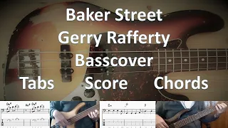 Gerry Rafferty Baker Street. Bass Cover Tabs Score Chords Transcription