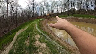 Starting Pond Repair and Expansion Project - Clearing Land