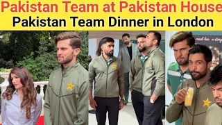 Pakistan Team Dinner at Pakistan House London