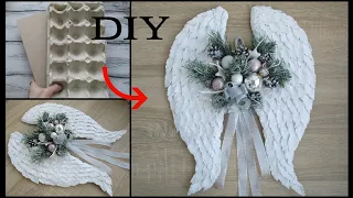 BEAUTIFUL NEW YEAR DECOR ON THE DOOR-FROM EGG TRAYS  #INTERIORDECOR #DIY