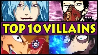 Top 10 STRONGEST Villains in My Hero Academia! (Boku no Hero Most Powerful Villains and Quirks / S3)