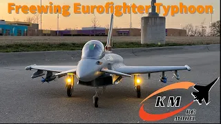 Freewing Eurofighter V3 With V3 KMRC Afterburner!!