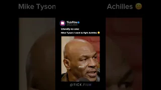 Mike Tyson wants to fight Achilles! 🫠 | Who’s your money on? 😅