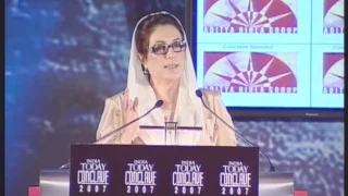 India Today Conclave: Session With Benazir Bhutto