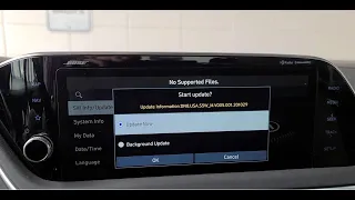 2022 Hyundia Sonata Navigation Map Update Failing?  Follow this video