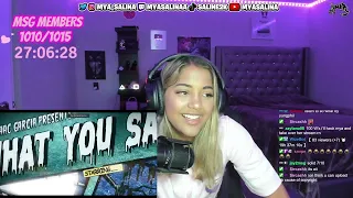 Mya Salina REACTS to YoungBoy Never Broke Again Ft The Kid LAROI, Post Malone - What You Say