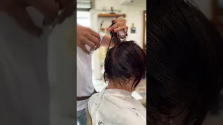 Corte en capas cabello corto .!