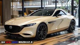 New 2025 Mazda EZ-6 Unveiled | Super Stylish Sedan!