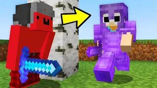 Minecraft $10,000 Challenge VS 4 Hunters