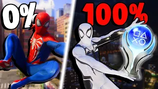 I 100%'d Spiderman 2 and obtained the platinum trophy! It was Spectacular!