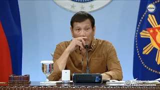 President Duterte addresses the nation on April 15, 2021