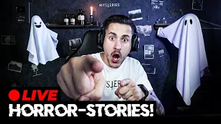 ICH reagiere auf EURE HORRORSTORIES! 🔴LIVE