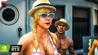 GTA V: 'Daddy's Little Girl' Mission RTX™ 3090 Gameplay [4k] Max Settings - QuantV Graphics MOD