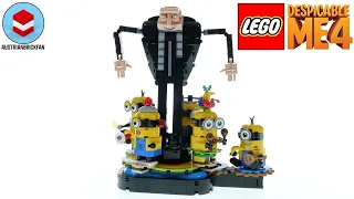 LEGO Despicable Me 4 75582 Brick Build Gru and Minions – LEGO Speed Build Review