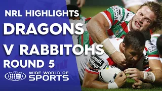 NRL Highlights: St George Illawarra Dragons v South Sydney Rabbitohs - Round 5