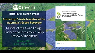 High-level Launch - Attracting Private Investment for Indonesia’s Green Recovery, 28 June 2021
