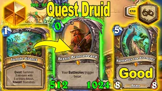 Biggest Brann Ever! My Jungle Druid Deck Is Actually Good At Showdown in the Badlands | Hearthstone