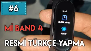 Mi Band 4 Türkçe Yapma (11 Aralık 2019) Resmi Türkçe