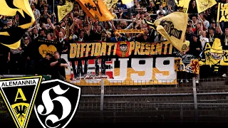 Erneuter Angriff der Hools auf die Gruppe "Aachen Ultras"...