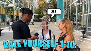 RATE YOURSELF FROM 1-10 | PUBLIC INTERVIEW EUROPE EDITION