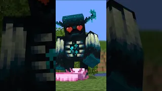 Axolotl and Warden - Minecraft Animation