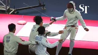 SEA Games fencing first: Singapore wins historic gold in men's team epee