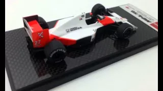 McLaren Honda MP4/5B USA GP 1990 Winner No.27 Ayrton Senna FE020A Car Model