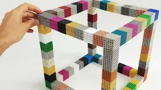 Playing with 20000 Magnetic Balls, Giant CUBE | Magnetic Games