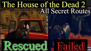 [HOD2] The House of the Dead 2 All Secret Routes Comparisons
